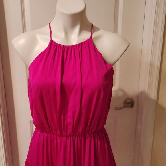 Milly hot pink size 2 dress silk blend - Picture 6 of 10